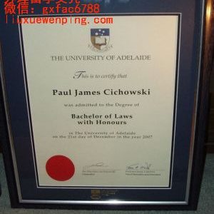 澳大利亚阿得雷德大学文凭