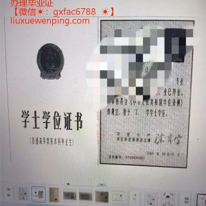 学士学位证书